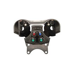 Palubní deska bez budíků Jawa 350/639 Chopper včetně krytu , orig.