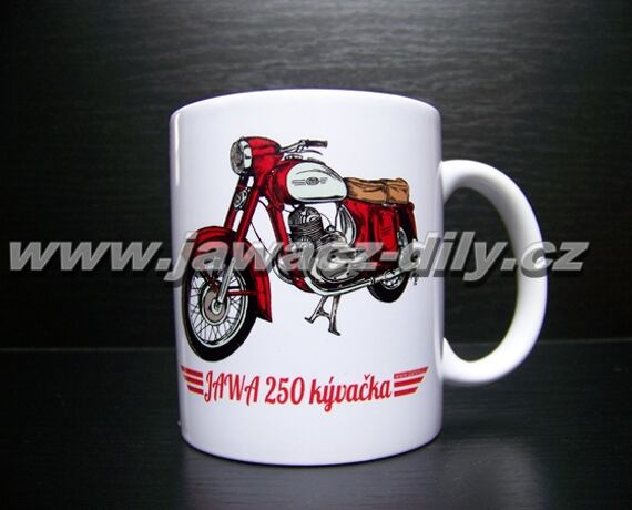 Hrnek s motivem Jawa 250 Kývačka