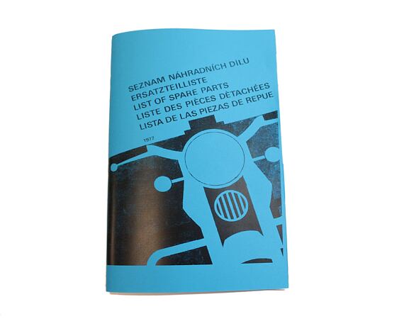Katalog náhradních dílů Jawa 350 typ 634 1977